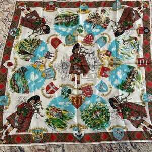Vintage souvenir scarf